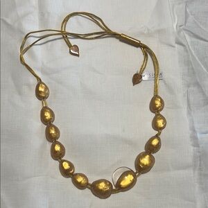 Gold Beaded Necklace